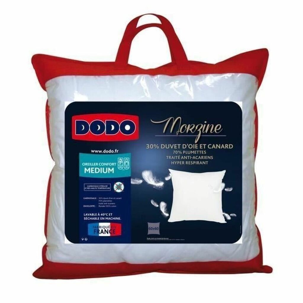 

Подушка DODO из гусиного пуха MORZINE Anti-Acarions 65x65см белый