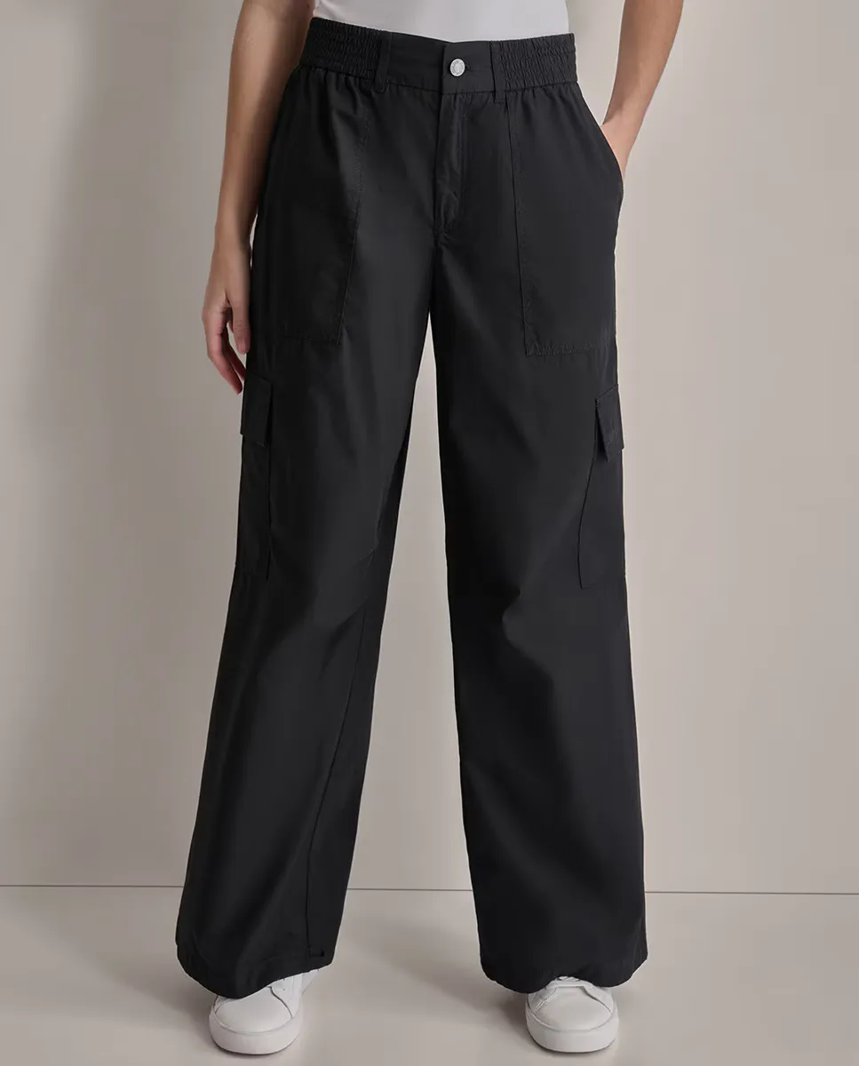 

Женские брюки-карго с эластичной резинкой на талии Dkny Jeans, черный