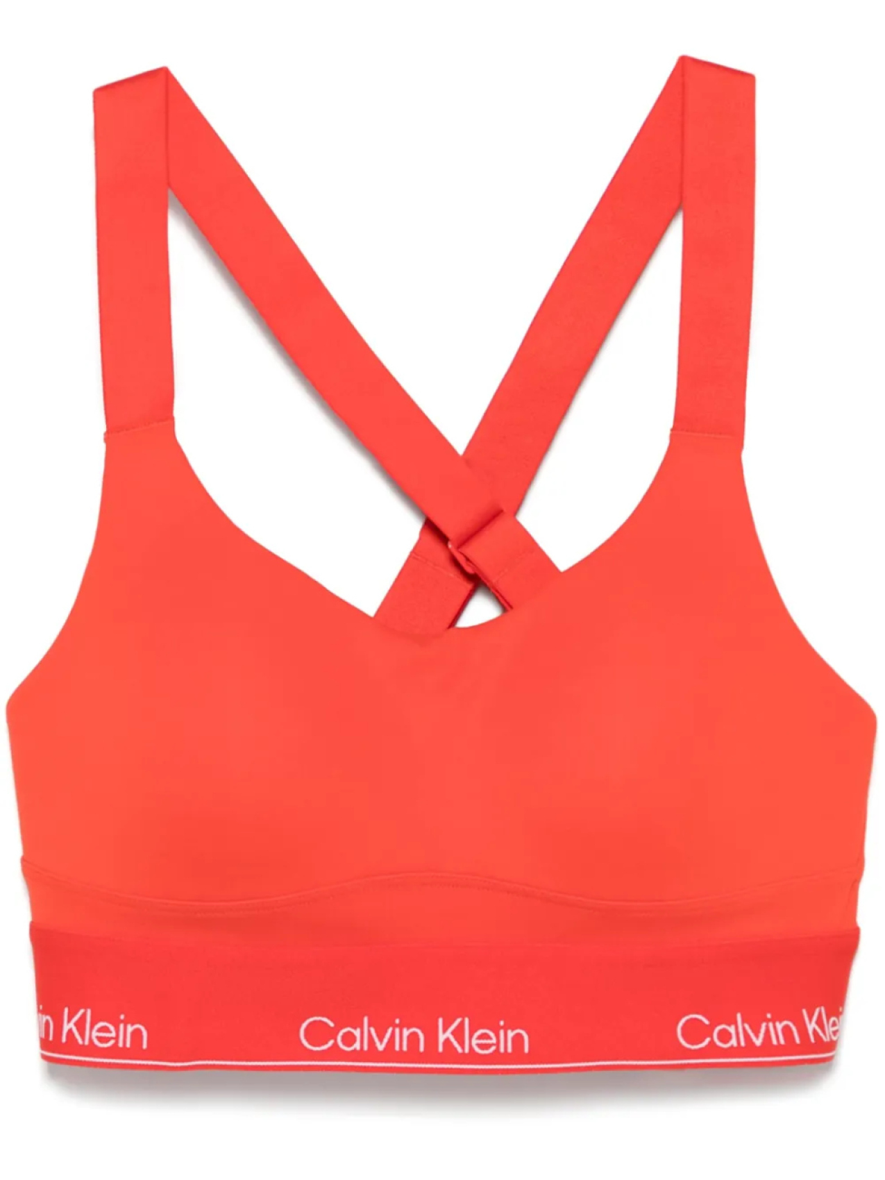 

Спортивный бюстгальтер с логотипом Calvin Klein, красный
