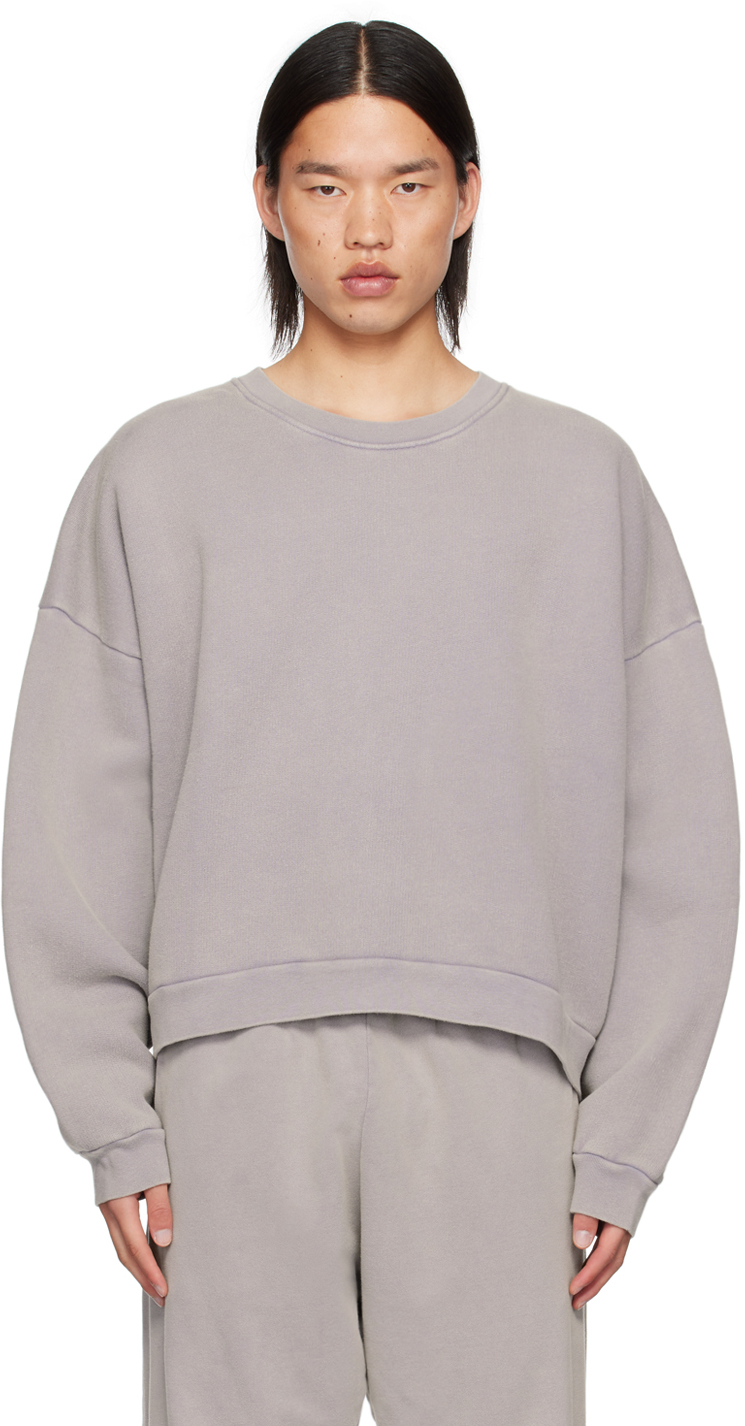 

Толстовка с фиолетовым логотипом Acne Studios