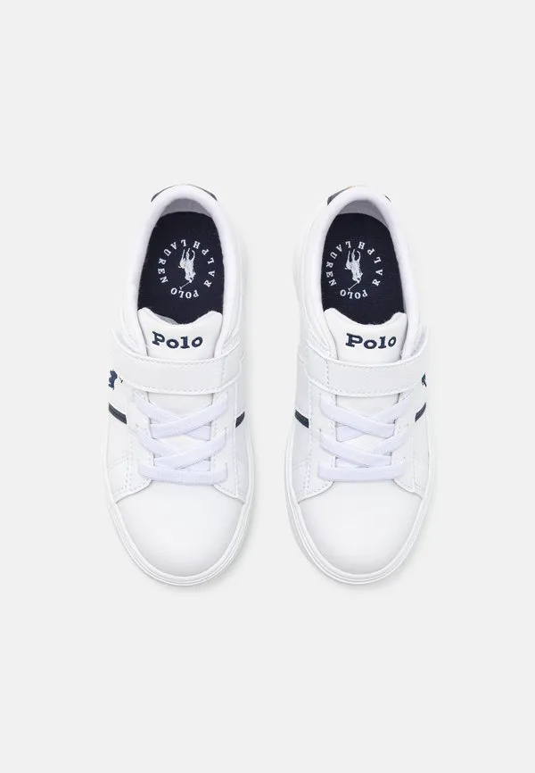 Кроссовки унисекс frazier Polo Ralph Lauren, White/Navy — фото 4