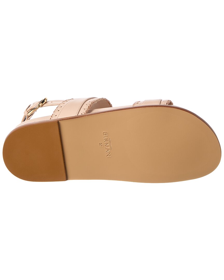Alexandre Birman Regina Sport Leather Sandal, розовый — фото 4
