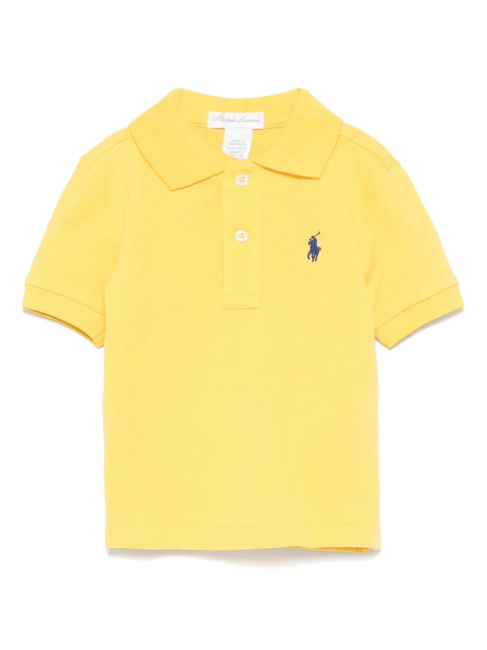

Рубашка поло из ткани пике POLO RALPH LAUREN KIDS, желтый