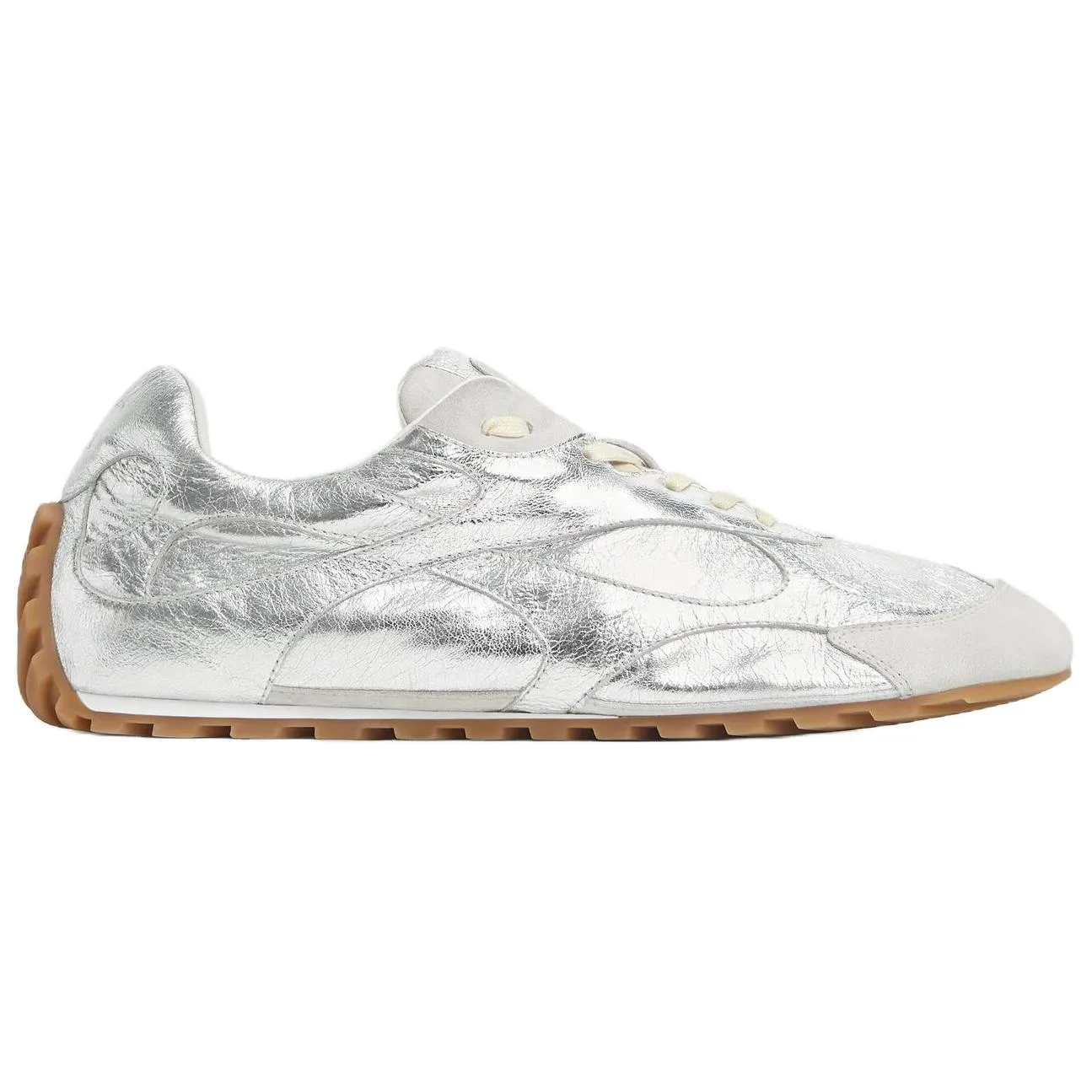 Bottega Veneta Кроссовки Orbit Flash Low top Casual мужские серебристые — фото 3
