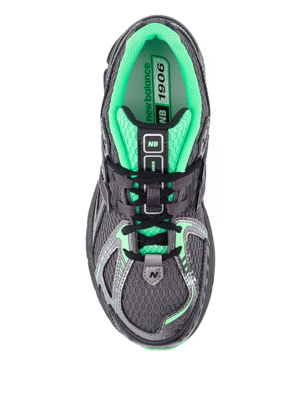 Кроссовки 1906 на шнуровке New Balance Kids, черный — фото 3