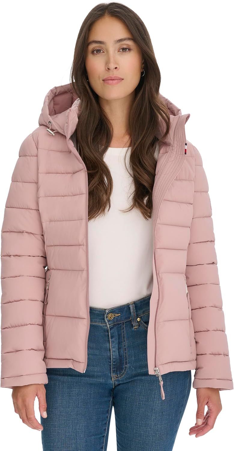 

Женское легкое повседневное пальто Tommy Hilfiger с возможностью упаковки, Woodrose