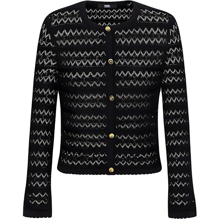 

KARL LAGERFELD / Karl Lagerfeld Jeans KARL LAGERFELD SS24 Джемпер женский, черный