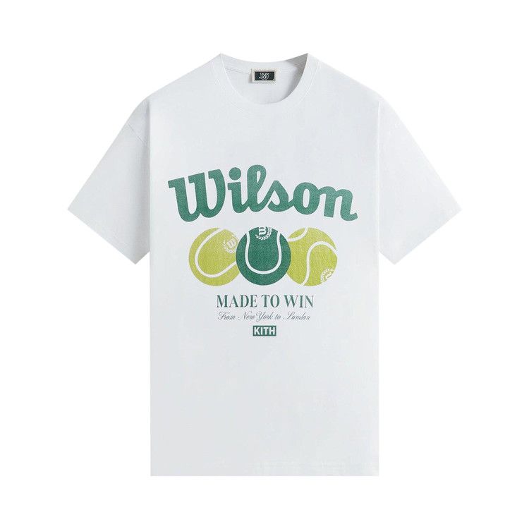 

Футболка Kith x Wilson Made To Win Vintage Tee, White
