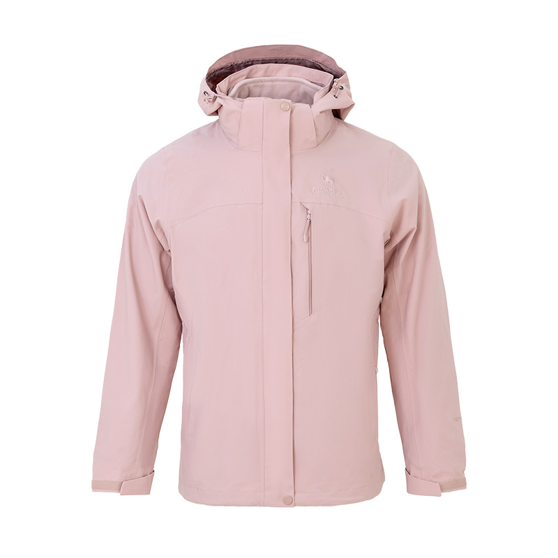 

Ветровка женская 3 в 1 для тепла и защиты от ветра CAMEL, cloud rock розовый