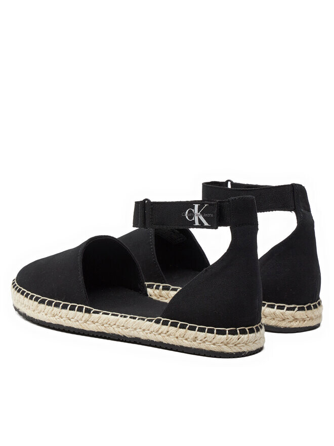 Эспадрильи Calvin Klein Jeans Ankle Espadrille Btw YW0YW01027 Negro, черный — фото 3