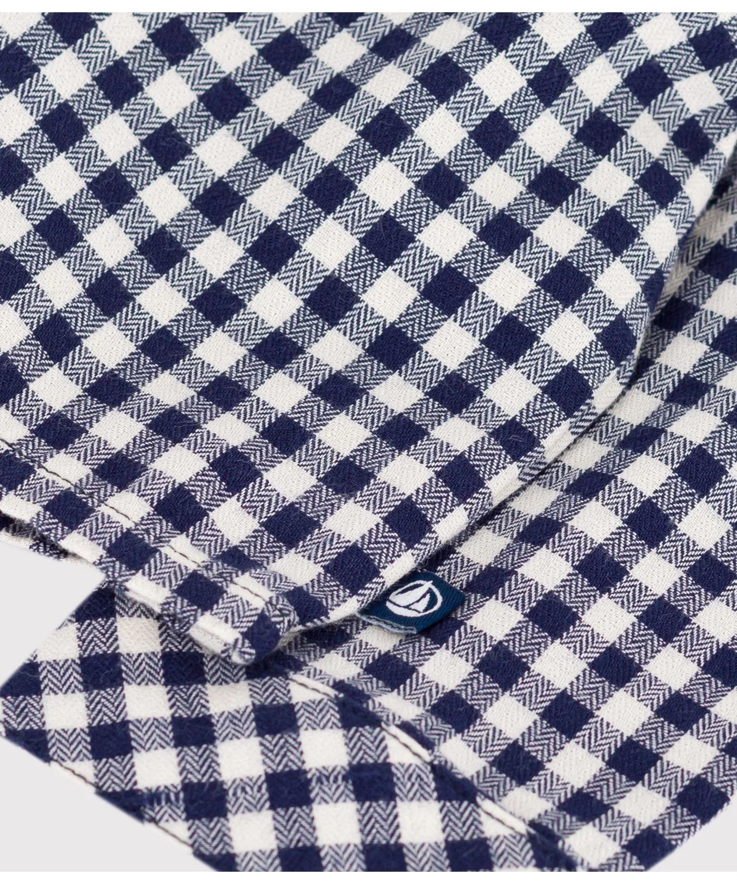 Детская рубашка PETIT BATEAU в клетку — фото 4