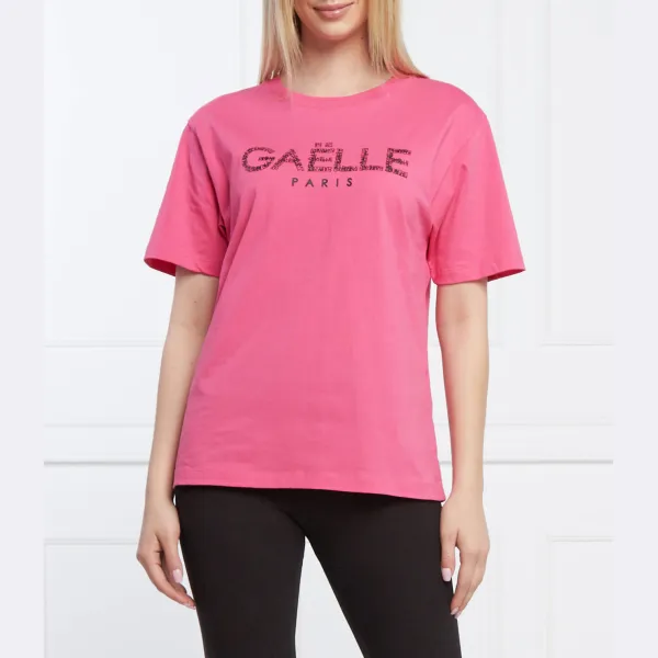 

Футболка стандартного кроя Gaëlle Paris, фуксия