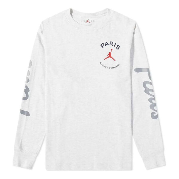 

Футболка пари сен жермен футболка с длинным рукавом Air Jordan, серый
