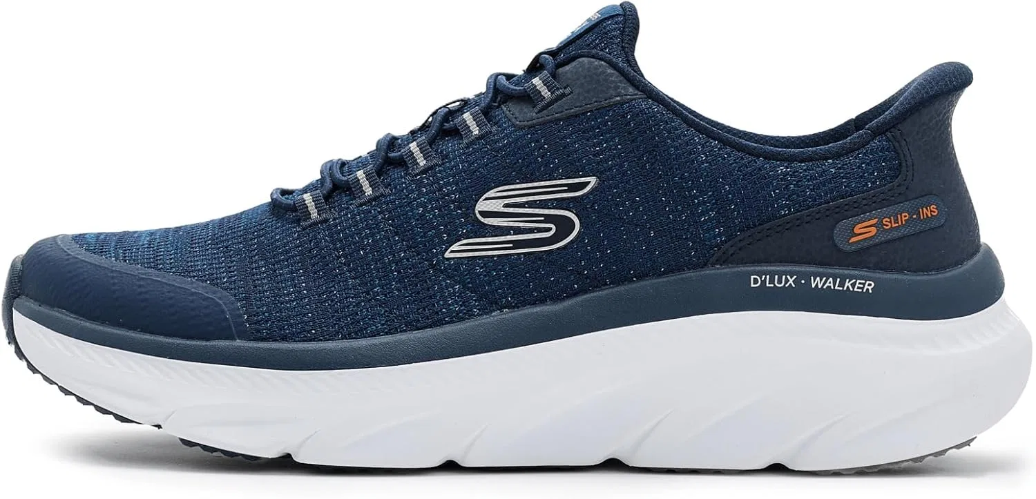 Мужские слипоны Skechers D'lux Walker 3.0 Drevven, 2-Navy — фото 4