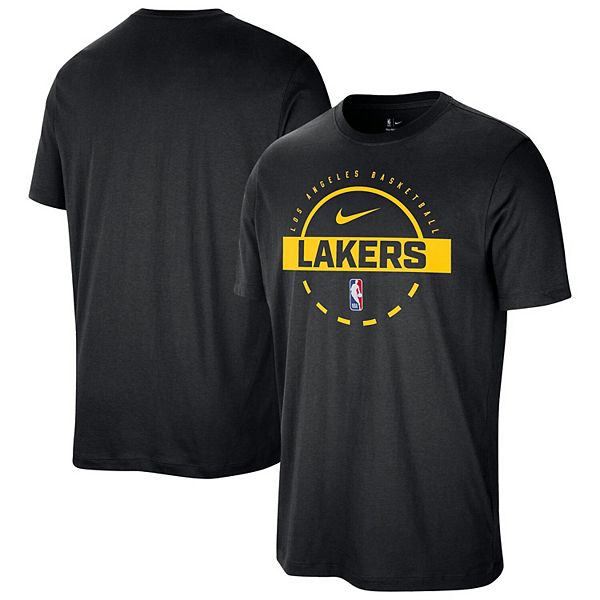 

Мужская черная футболка для тренировок Los Angeles Lakers Authentic Nike