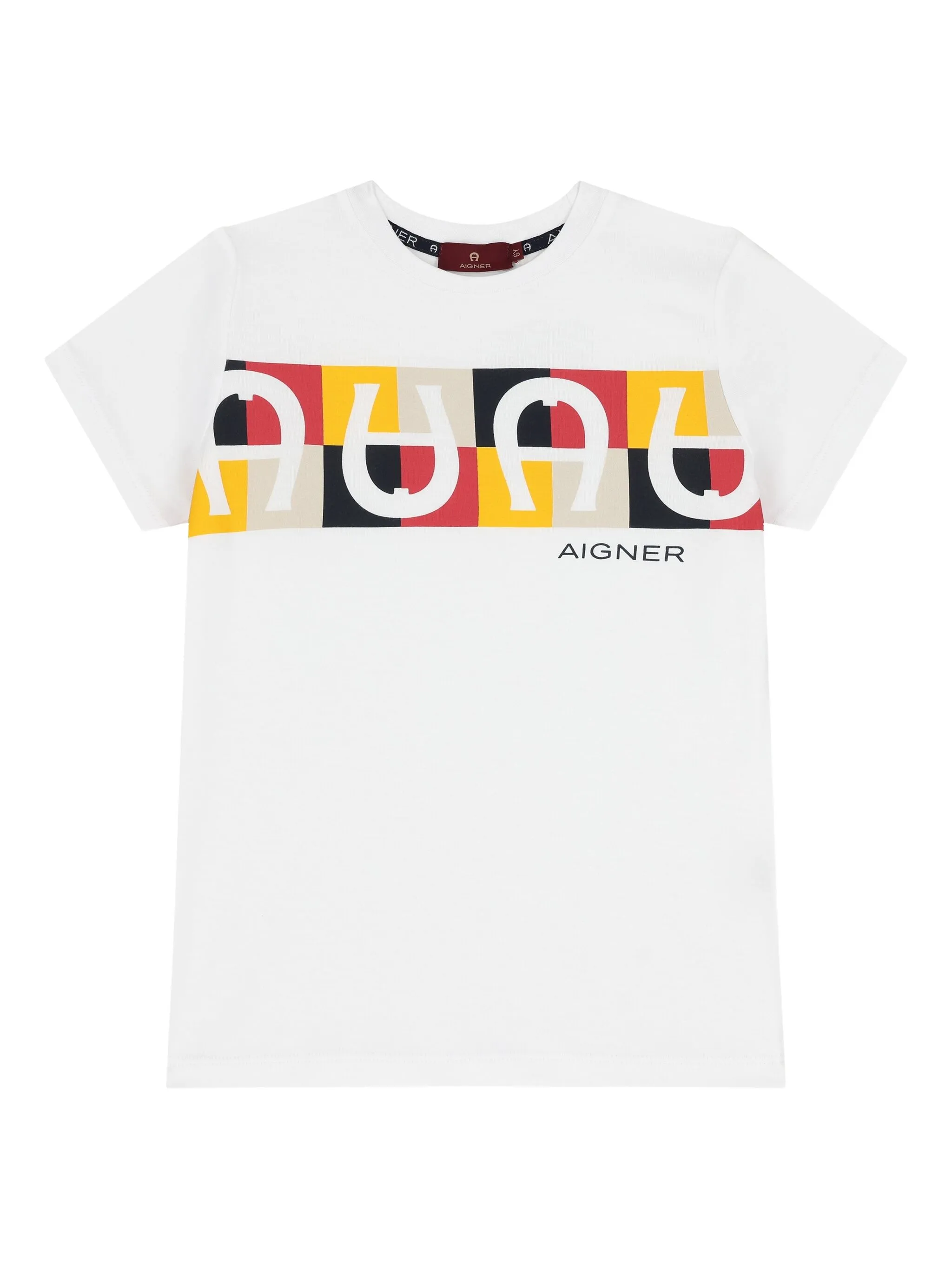 

Футболка с логотипом Aigner Kids, белый