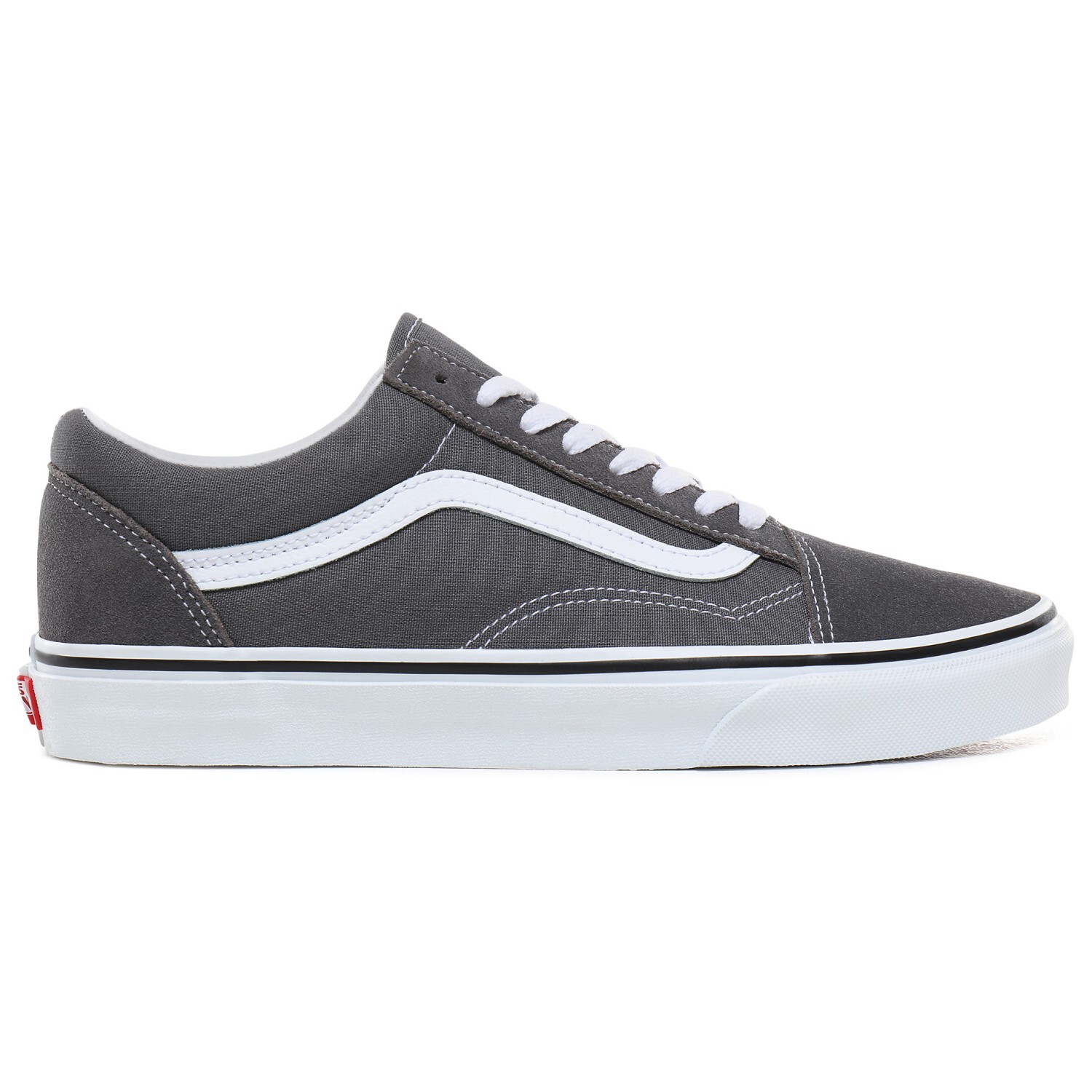 

Кроссовки Vans Old Skool, цвет Pewter/True White, Черный, Кроссовки Vans Old Skool, цвет Pewter/True White