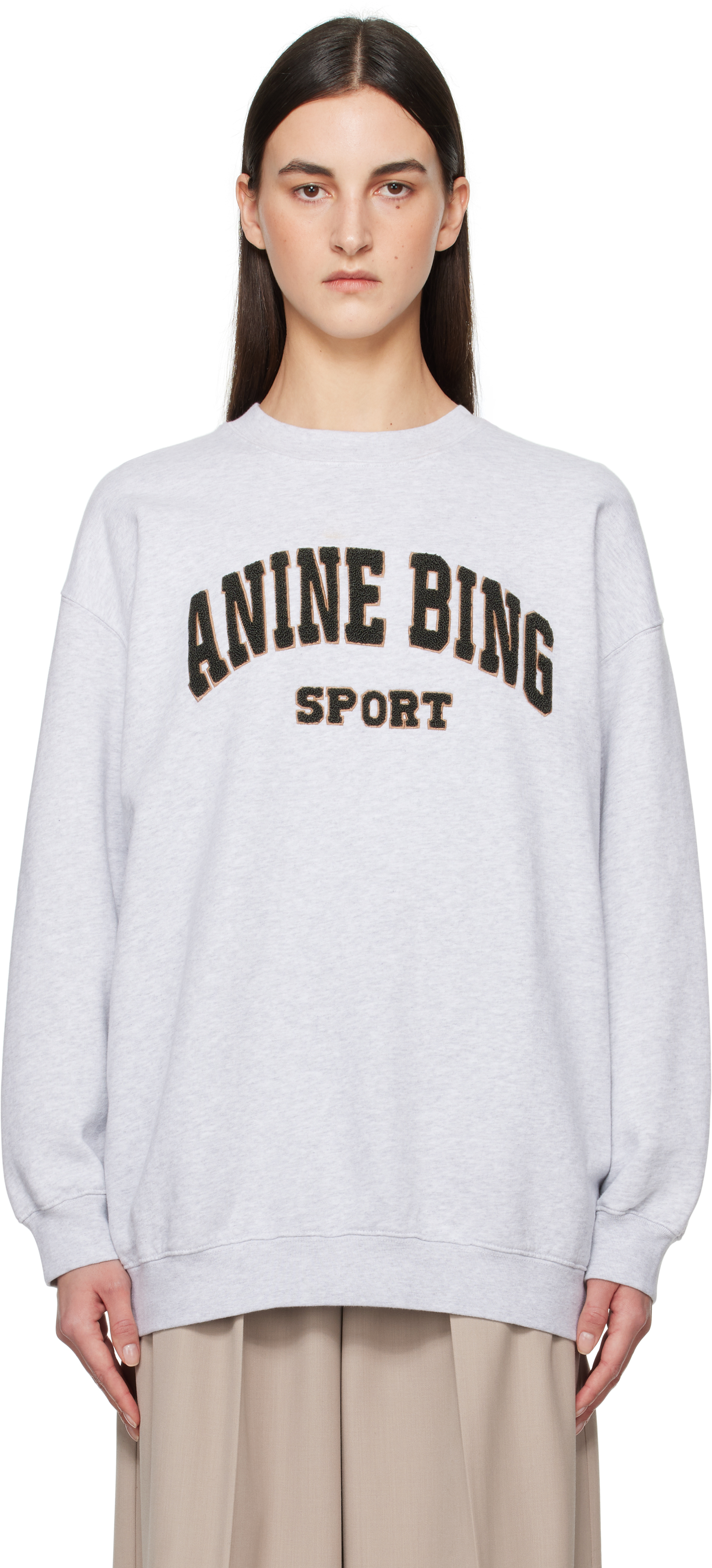 

Серая толстовка Тайлера ANINE BING, Heather grey