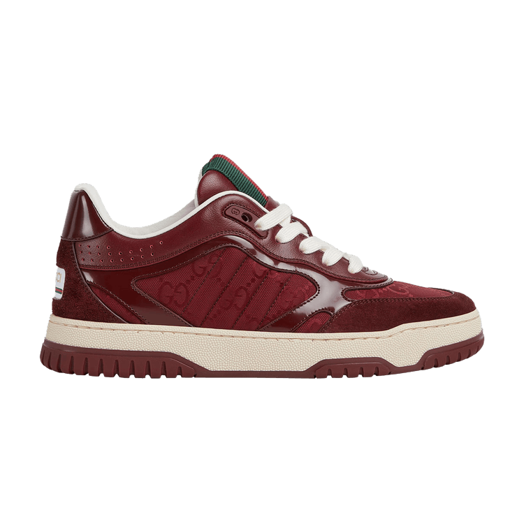 Кроссовки Gucci Wmns Re-Web Sneaker 'GG Canvas - Rosso Ancora', красный