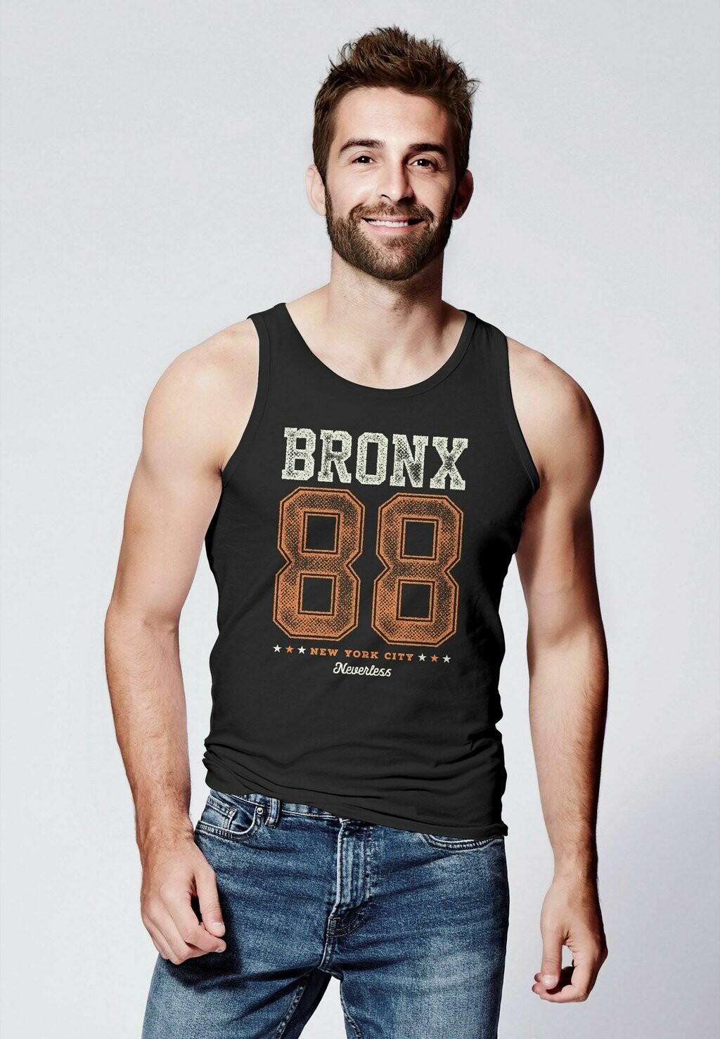 

Топ BRONX 88 NEW YORK CITY MUSKEL MUSCLE Neverless, черный