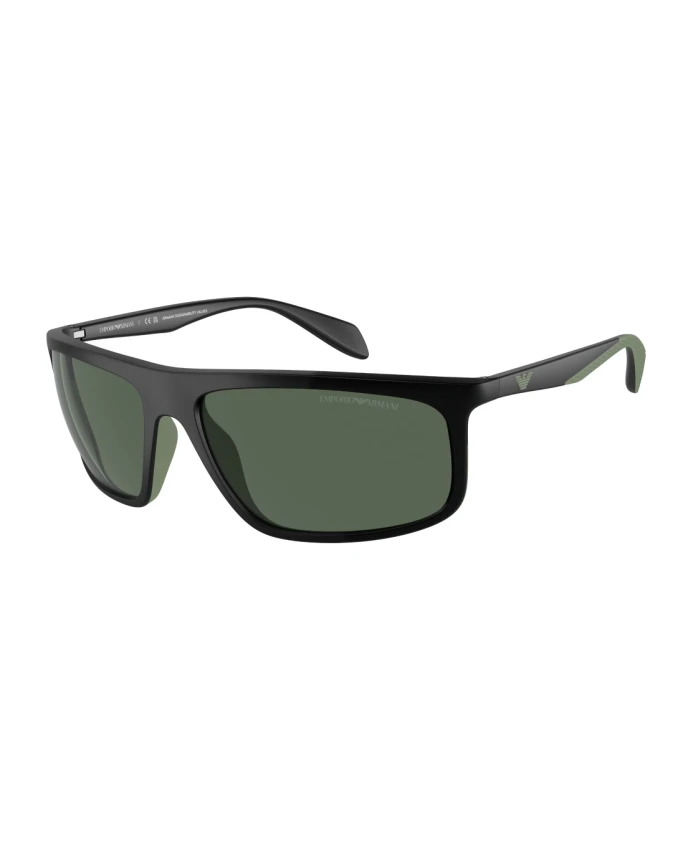 

Стильные солнцезащитные очки в уличном стиле Emporio Armani, черный