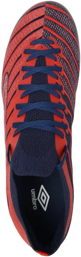 Футбольные бутсы Umbro Men's Velocita Elixir Pro FG, красный/белый/синий — фото 2