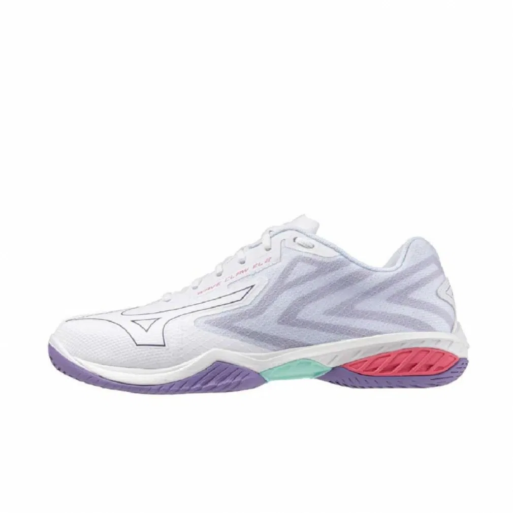Унисекс кроссовки для бадминтона «Wave Claw EL 2 Fit» от Mizuno, White X Purple