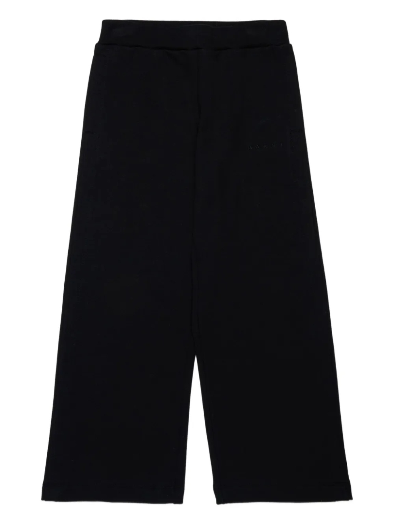

Marni Kids брюки с вышитым логотипом, черный