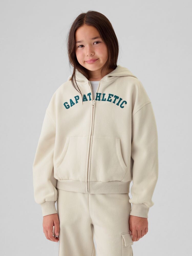 

Детская толстовка на молнии Gap, бежевый