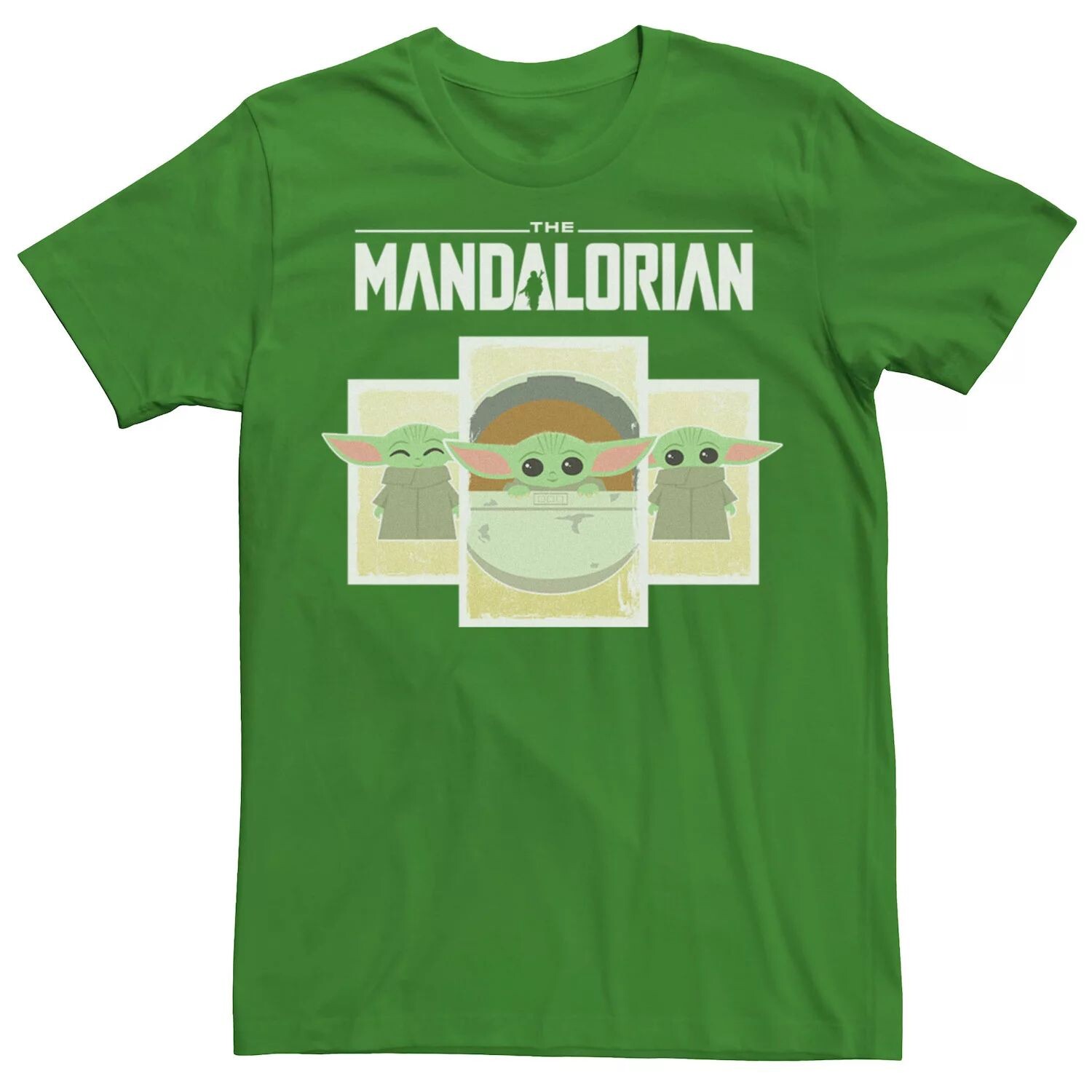 

Мужская футболка с вставками из мультфильма The Mandalorian The Child Star Wars