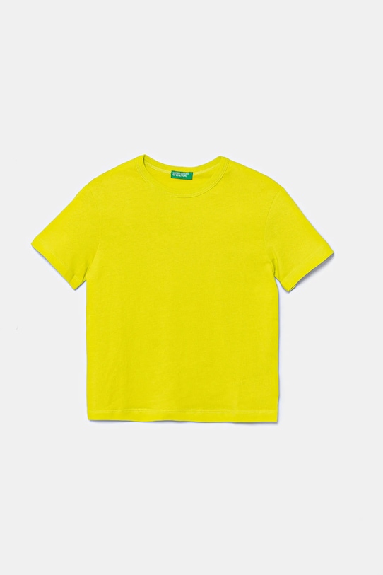 

Детская хлопковая футболка United Colors Of Benetton, зеленый