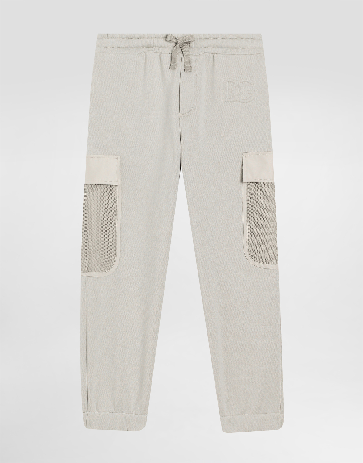 

Флисовые брюки с рельефным логотипом DG Dolce&Gabbana, мультиколор