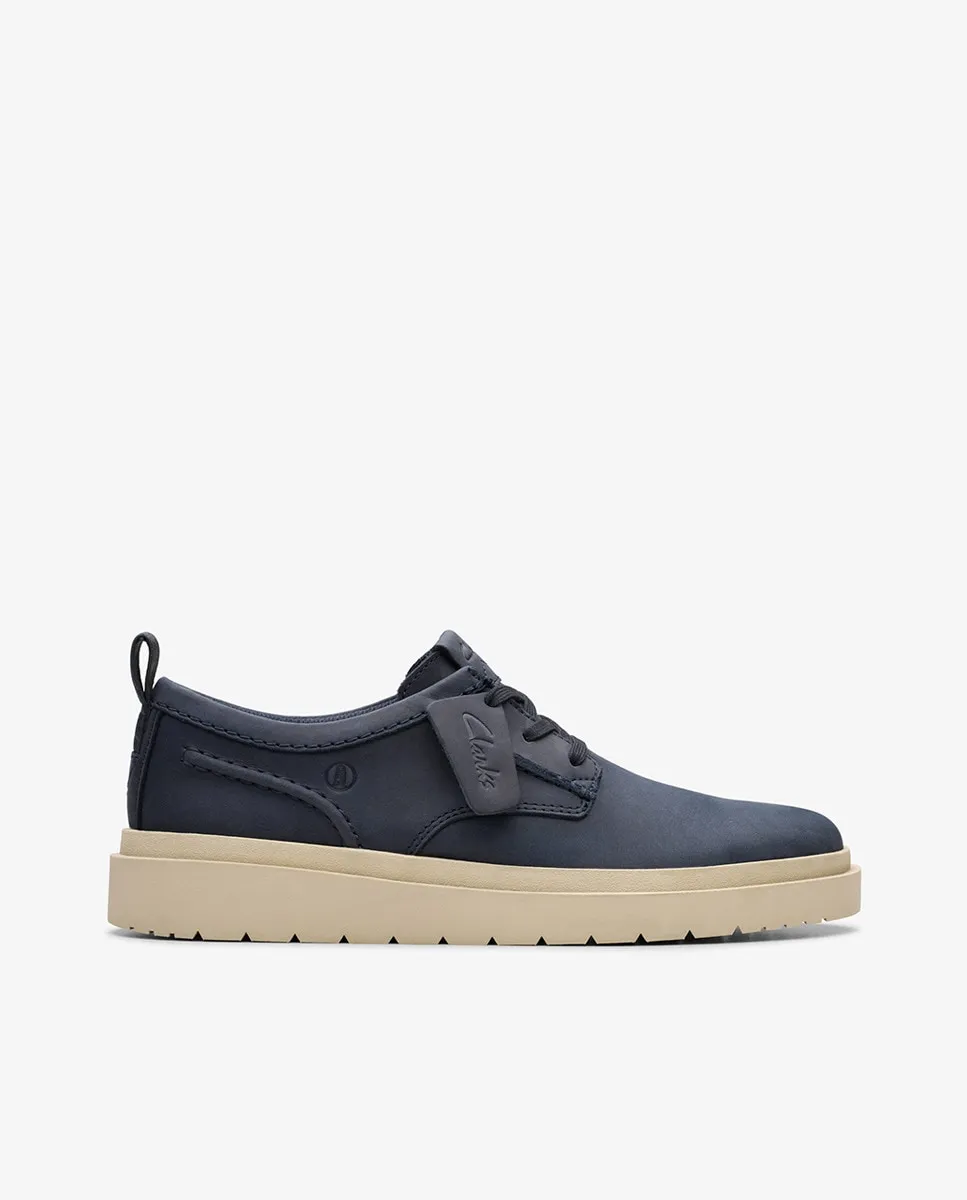 

Мужские туфли Polden Lace из кожи с ЭВА Clarks, тёмно-синий