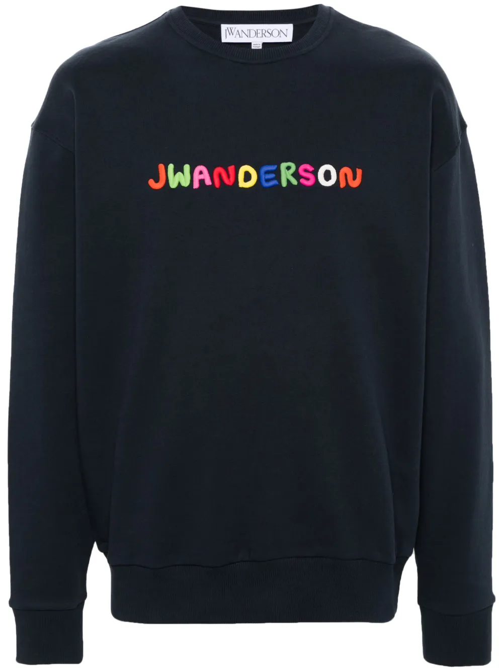 

Толстовка с вышитым логотипом JW ANDERSON, синий