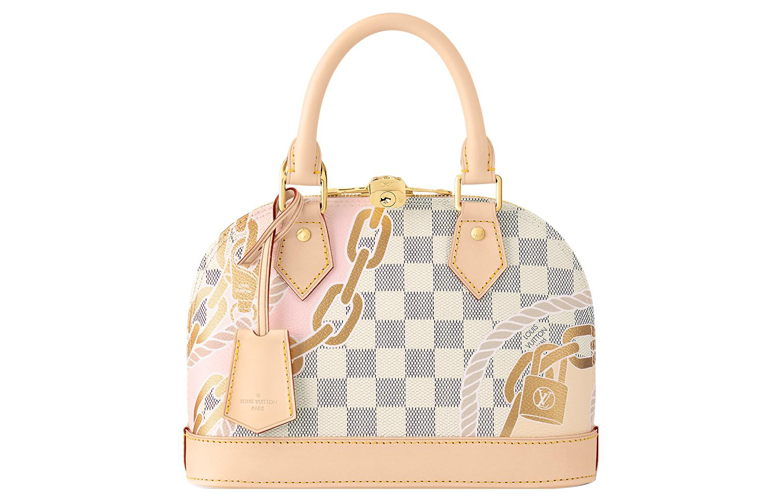 

LOUIS VUITTON Сумка кросс-боди Alma из ткани с кожаными вставками