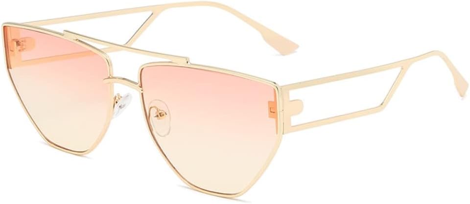 

Солнцезащитные очки неправильной формы с полой внутренней частью для женщин, черные и коричневые солнцезащитные очки для женщин с защитой от УФ-излучения для мужчин generic, 5