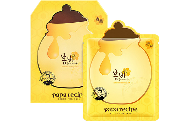 Маска для лица Honey успокаивающая, осветляющая, увлажняющая, 25 г*10 шт Papa Recipe, 25g * 10 boxes * 60 pcs — фото 2