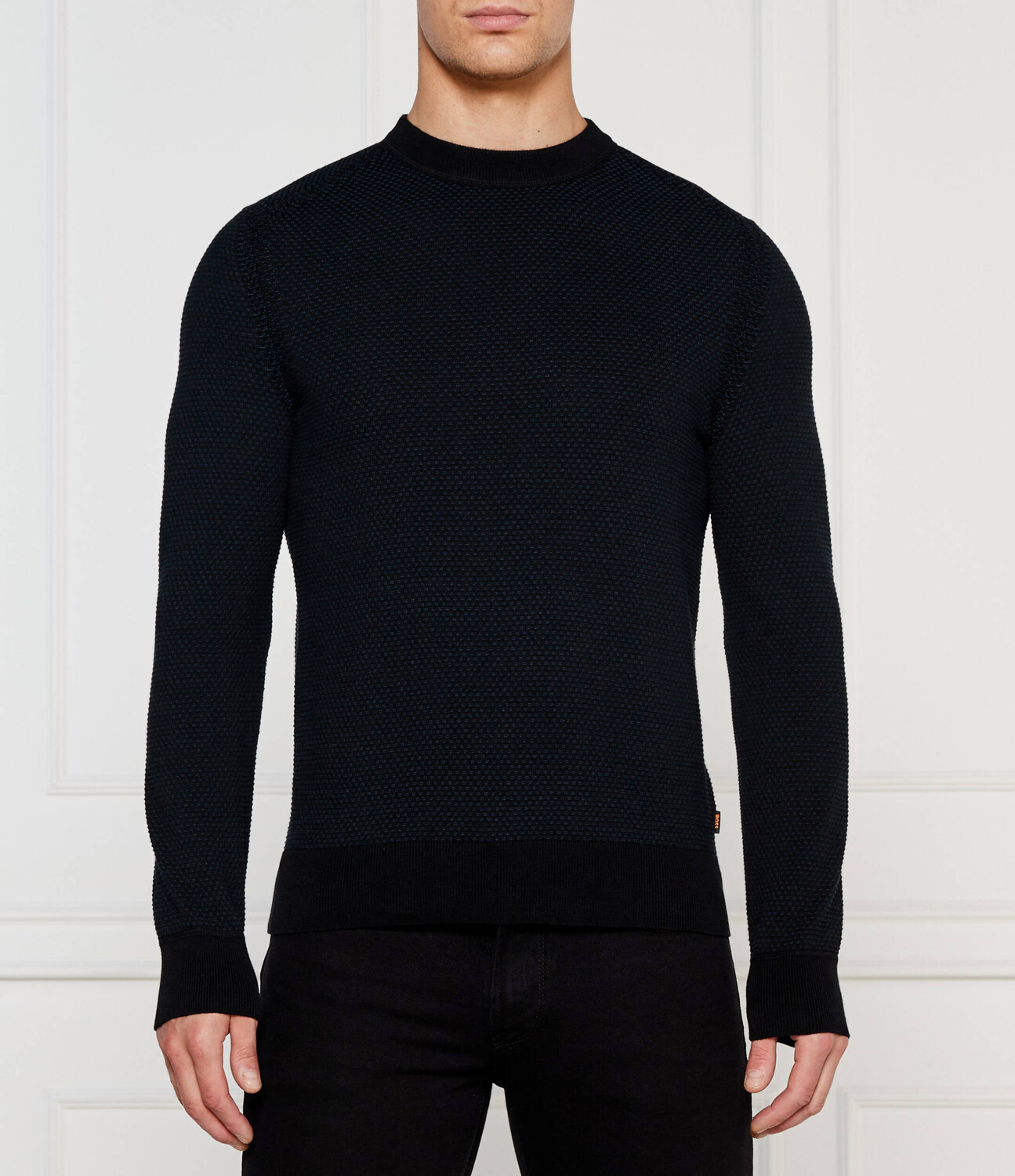 

Толстовка BOSS ORANGE Kapoksi Slim Fit, черный