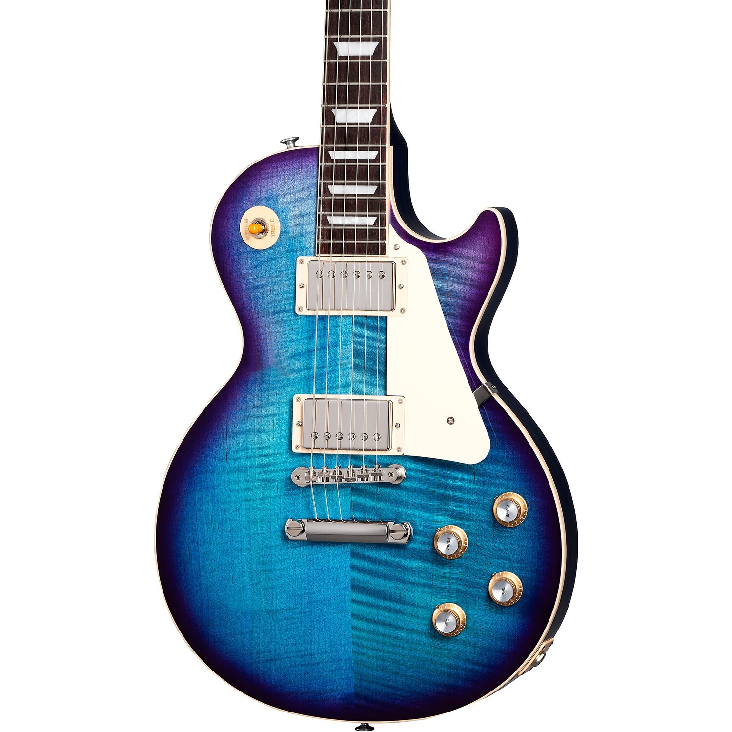 

Электрогитара Gibson Les Paul Standard '60s Фигурная верхняя Blueberry Burst
