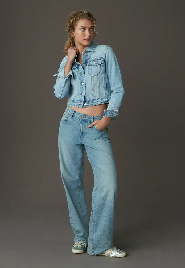 Джинсовая куртка стандартного кроя Next, Mid Blue — фото 4