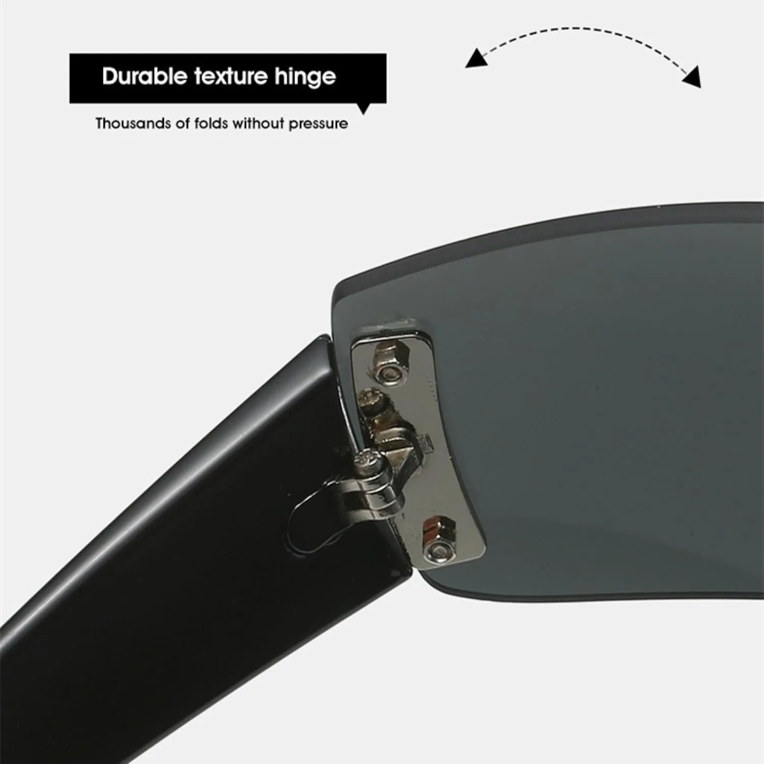 

Безободковые модные солнцезащитные очки для женщин и мужчин в стиле панк, для активного отдыха и велоспорта, защита от УФ-излучения UV400 generic, Black Gold