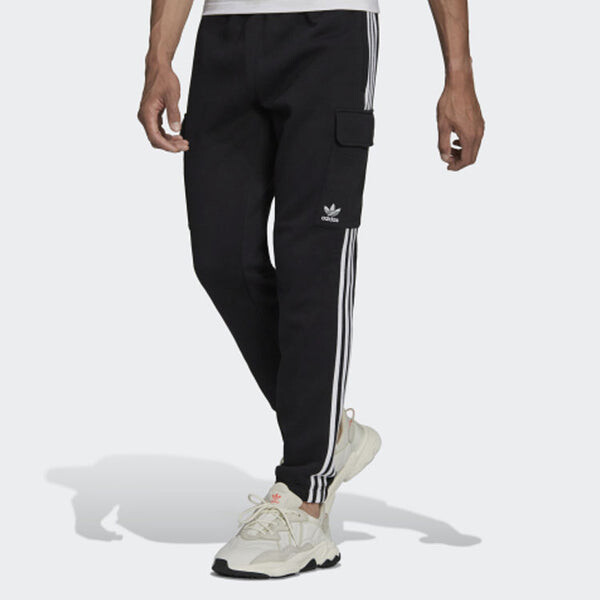 Спортивные штаны Men's adidas originals 3-stripes Sc Bundle Feet Sports Pants/Trousers/Joggers Black, черный — фото 2
