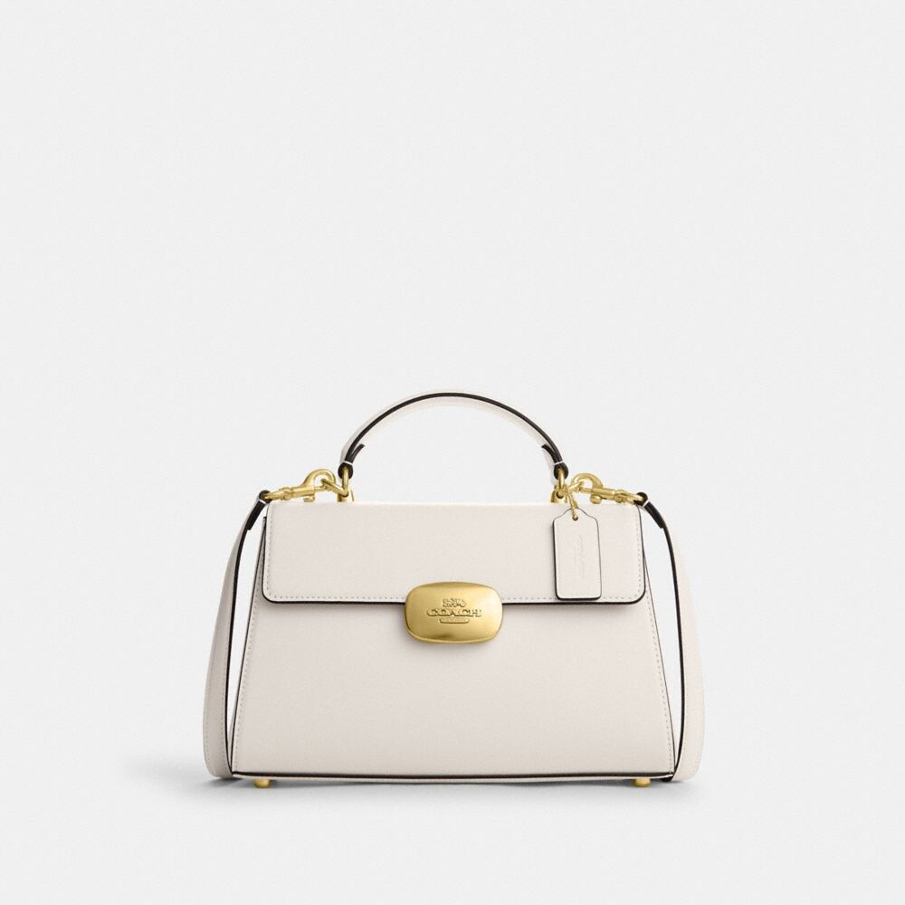 

Сумка COACH Eliza Top Handle, золотой/шелковый