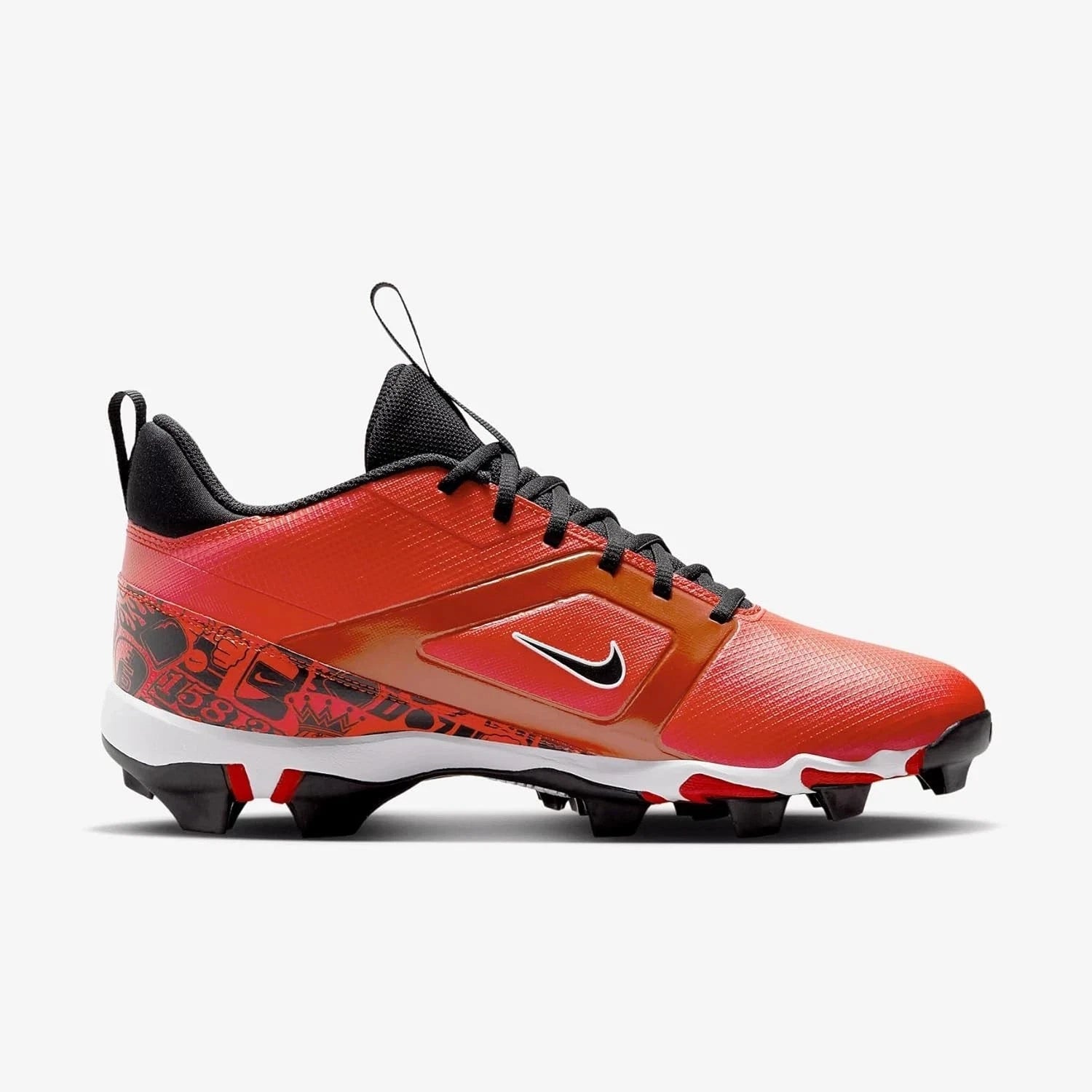 Мужские футбольные бутсы Nike Alpha Menace 4 Shark FQ4536-600 Picante Red NIN899 — фото 2