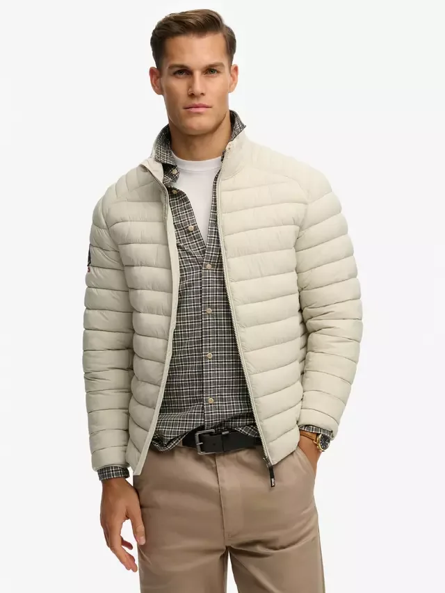 Пуховая куртка Fuji Lite, светло-бежевый цвет Superdry