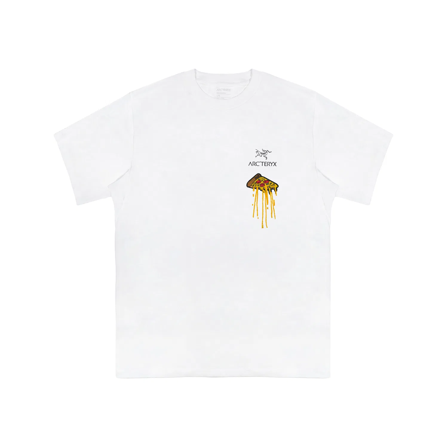 Футболка с круглым вырезом Arcteryx Ivory White/Black