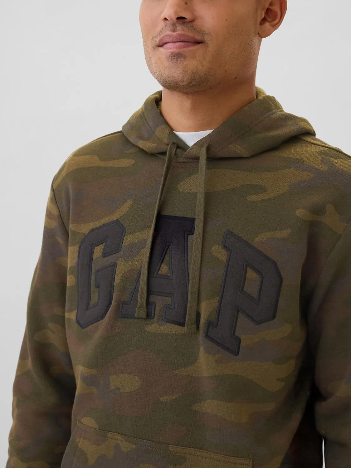 Худи GAP с логотипом, Green Camo — фото 4