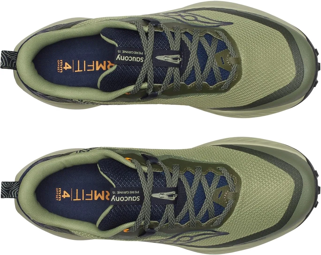 Мужские кроссовки Saucony Peregrine 15 с водонепроницаемой мембраной Gore-tex, темно-синий — фото 4