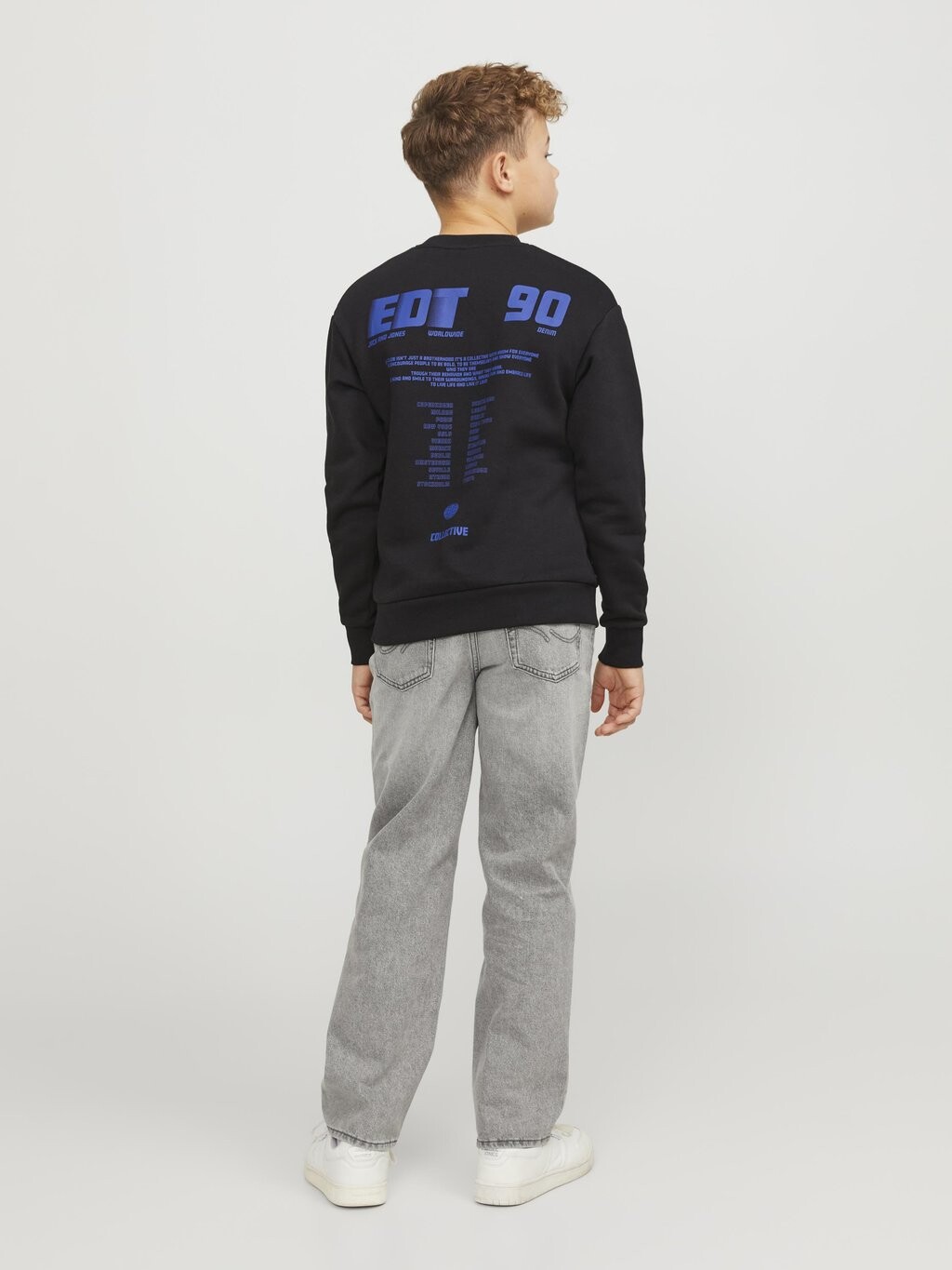 Джинсы свободного кроя JJICHRIS JJORIGINAL Jack & Jones Junior, цвет grey denim — фото 3