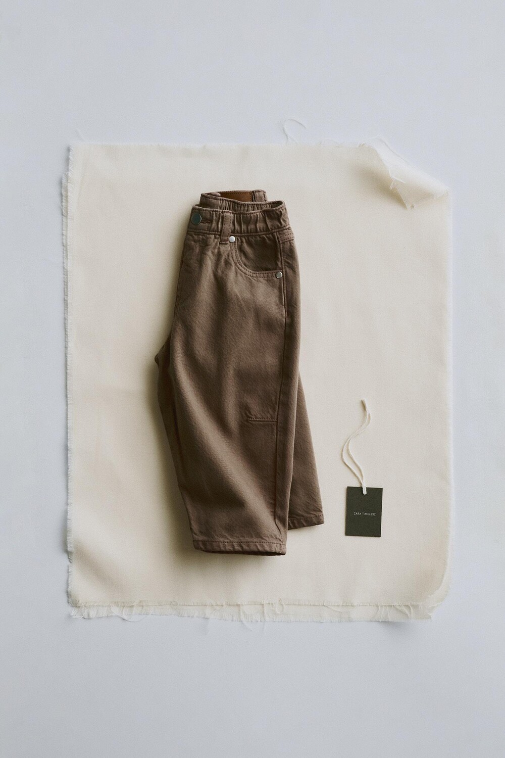 

Timelesz – брюки balloon fit ZARA, серый
